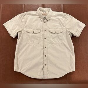 Filson Short Sleeve Field Shirt - Utility Outdoors Camping - Size Large